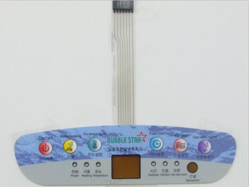 Plastic Tactile Flexible Membrane Switch Panel / Push Button Membrane Switch
