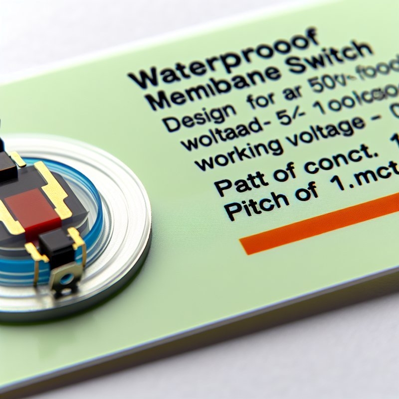 Waterproof Membrane Switch with Poly Dome Tactile Feedback
