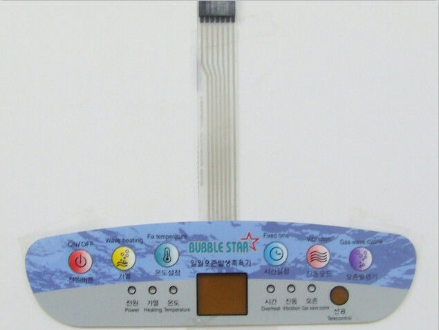 Plastic Tactile Flexible Membrane Switch Panel / Push Button Membrane Switch