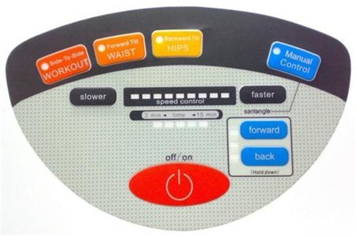 Thin Film Embossed Graphic Overlay Membrane Switch Panel With Heat Resisting