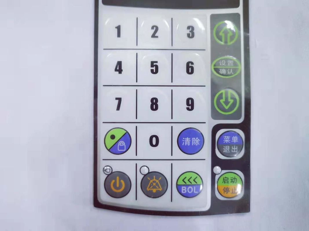 SGS Waterproof Tactile Membrane Switch For Telecommunications Apparatus