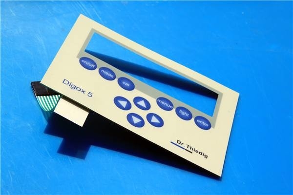 Custom Gloss Membrane Control Panel For TV Controller