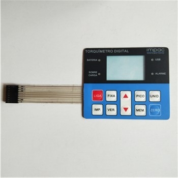 3M467 Custom Membrane Switch Panel , CJT Connector Waterproof Membrane Switch