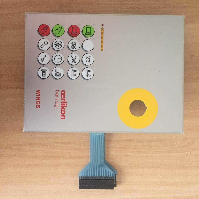 3M467 Custom Membrane Switch Panel , CJT Connector Waterproof Membrane Switch